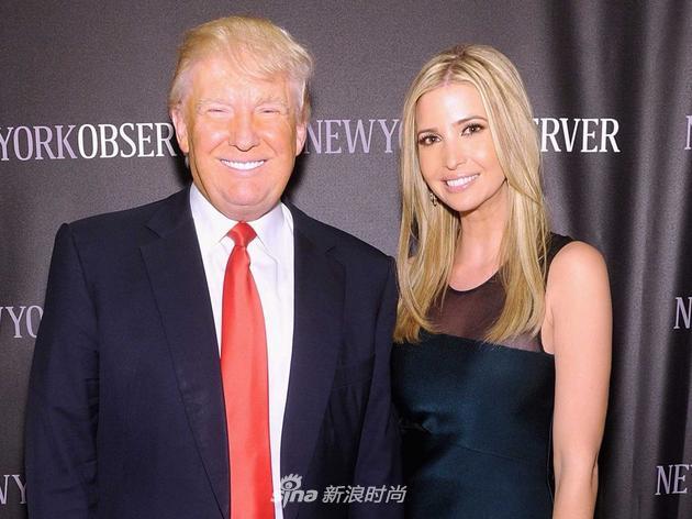 Trump和女儿Ivanka Trump