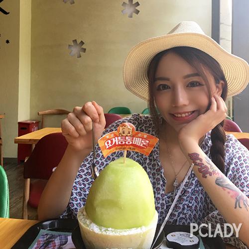邢晓瑶妆后