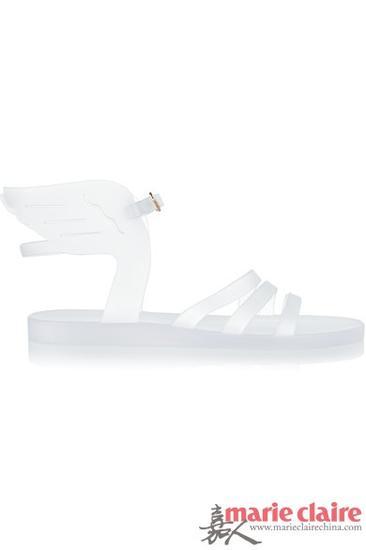 ANCIENT GREEK SANDALS Ikaria 橡胶羽翼造型凉鞋