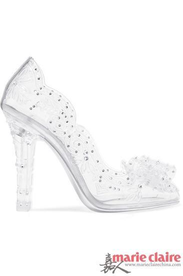 DOLCE & GABBANA 水晶缀饰 PVC 高跟鞋