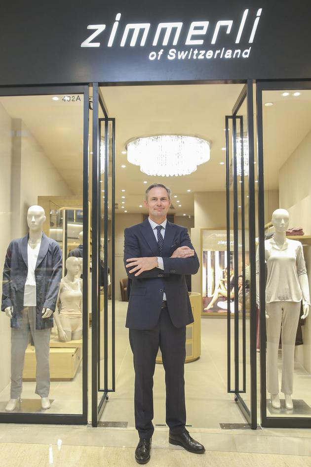 Zimmerli of Switzerland品牌首席执行官Marcel Hossli先生