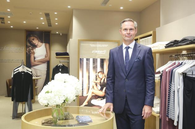Zimmerli of Switzerland品牌首席执行官Marcel Hossli先生