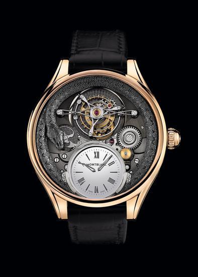 万宝龙维莱尔系列Tourbillon-Bi-Cylindrique双圆柱游丝陀飞轮腕表110周年限量版