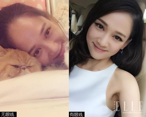 陈乔恩赵丽颖对比图