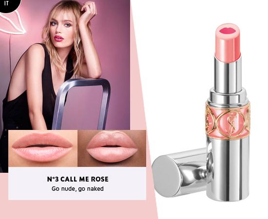 YSL 新款情挑诱吻双色蜜唇膏 N°3 CallMeRose
