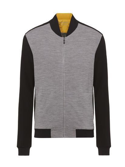 Z ZEGNA 2017春夏系列 Techmerino拼色运动外套