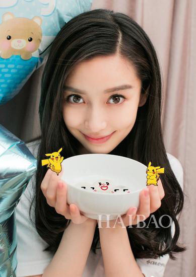 Angelababy最新私照