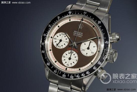 劳力士宇宙计型迪通拿“Paul Newman Oyster Sotto”不锈钢腕表,产于1969年,估价750,000-1,500,000瑞郎,成交价1,985,000瑞郎