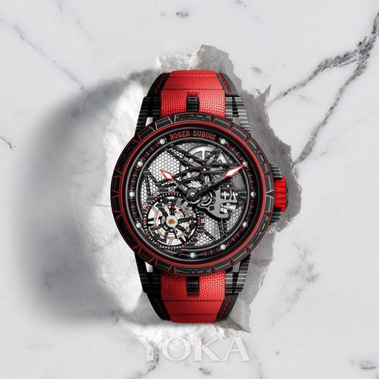 罗杰杜彼Excalibur Spider Carbon 碳纤维腕表