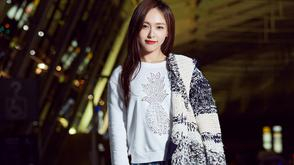 唐嫣巴黎机场Look