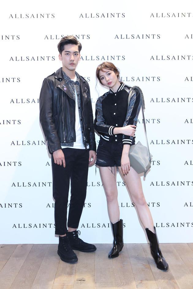 谢沛恩及模特展示AllSaints SS17春夏新品
