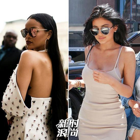 女明星戴Dior so real墨镜