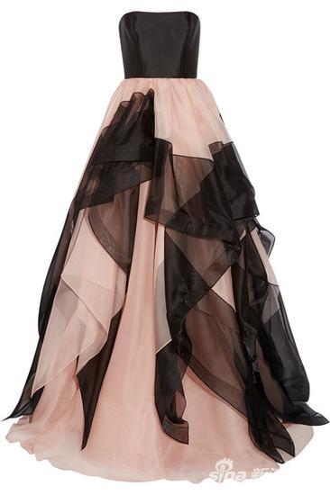 Reem Acra 无肩带礼服 约¥63390