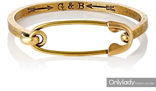 Giles And Brother 安全针袖口手镯, $ 175