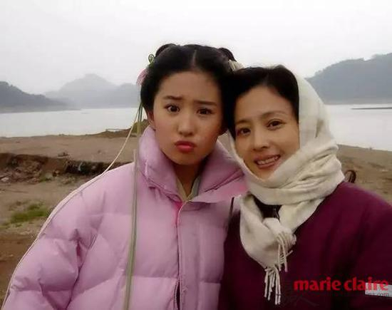 刘亦菲和妈妈