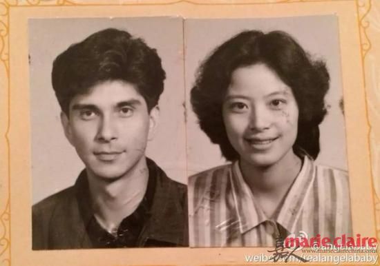 angelababy妈妈年轻时的照片