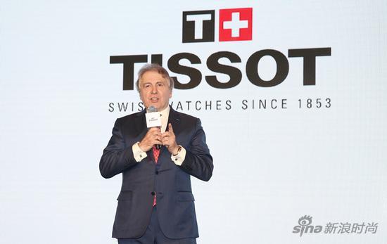 天梭表全球总裁弗朗索瓦•添宝先生(François Thiébaud)致词