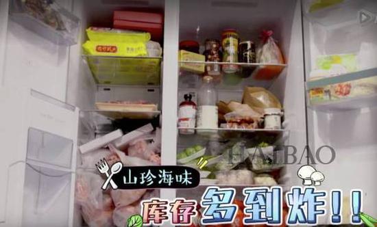 李湘家冰箱