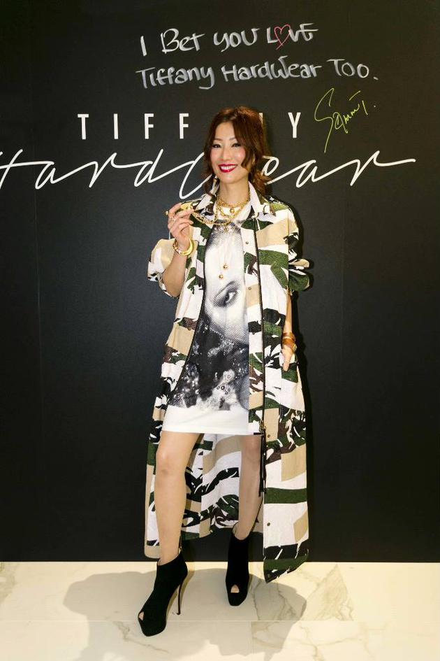 郑秀文佩戴全新Tiffany HardWear™系列珠宝