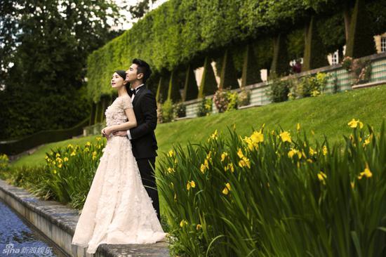 高圆圆赵又廷婚纱照