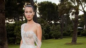 超模贝拉透视裸感裙