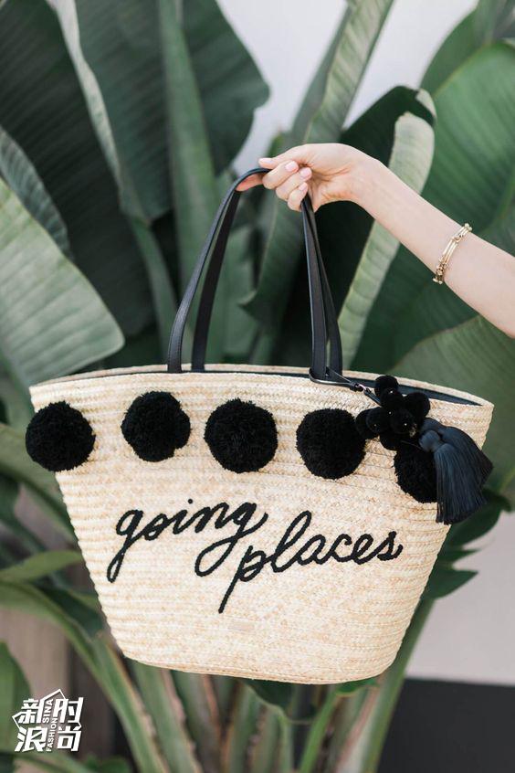 Kate Spade New York草编包