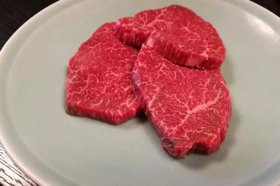 和田金的松阪牛(较瘦的部位)/叶酱