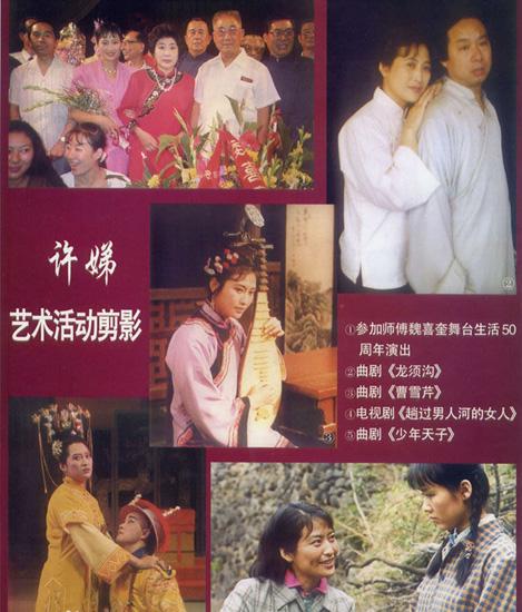 许娣是曲剧表演艺术家出身,是曲艺大师魏喜奎老师的得意门生