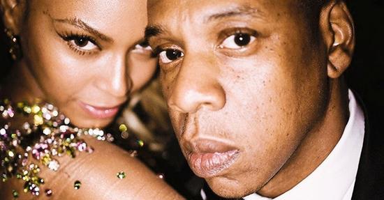 美国乐坛天后Beyonce和嘻哈大腕Jay-Z,图片来源于 Pinterest