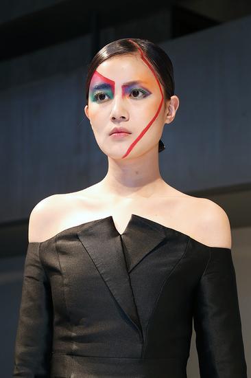 安迪妆容作品-东京光影之建筑