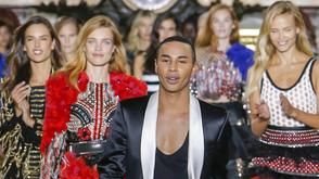 Balmain：三大超模+设计师豪华谢幕