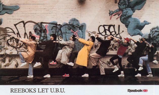 1988 年 Reebok 广告(图片来源:Highsnobiety)