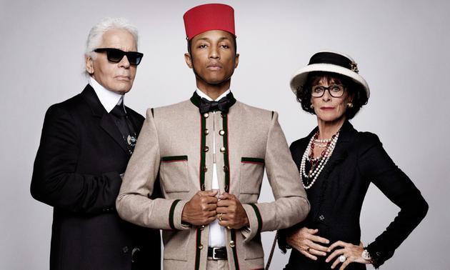 Pharrell Williams 出演 Chanel 广告大片(图片来源:Chanel)