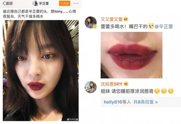 辛芷蕾小红书