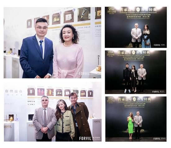 (FORVIL温莎森林品牌挚友张兰、郭小胖、喵招诗雨、希娜、NC妮蔻(排名不分先后))