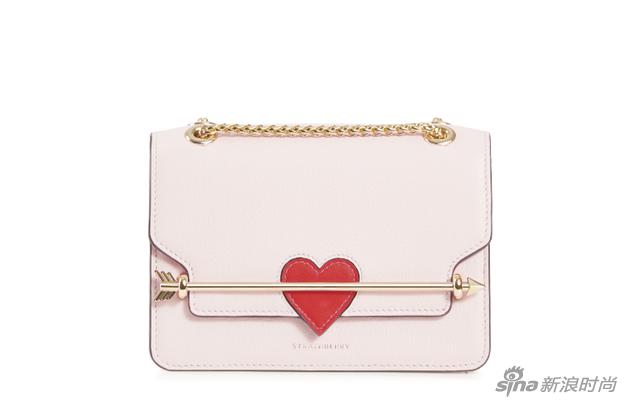 Strathberry 2019情人节限定款EastWest Mini Pink,售价5600元人民币