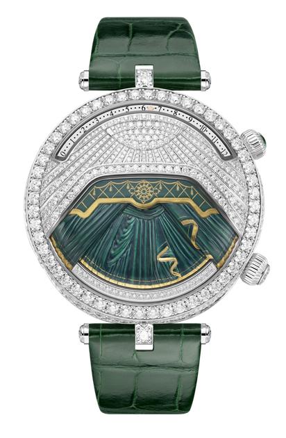 Lady Arpels Ballerine Musicale Émeraude腕表