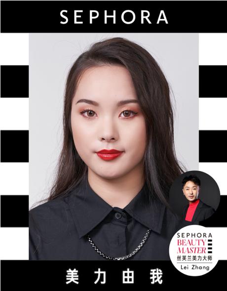 柳眉星目LOOK 妆容打造:丝芙兰美力大师Lei 模特:丝芙兰上海嘉里中心店美容顾问崔童磊
