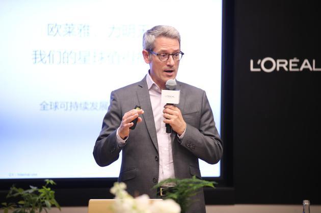 欧莱雅中国可持续发展总监尚巍先生阐述“欧莱雅,为明天”的全新可持续发展承诺