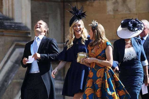 出席婚礼的Chelsy Davy