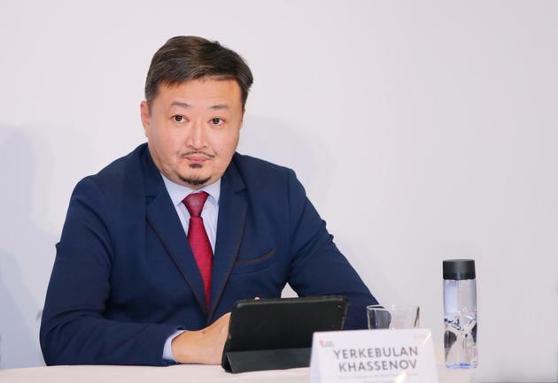 哈萨克斯坦国家旅游局副董事长哈森诺夫·叶克贝布兰(Khassenov Yerkbebulan)