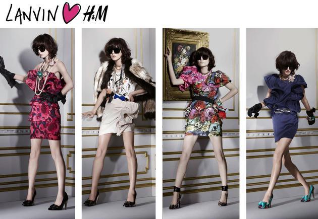 Lanvin x H&M 当年也是卖爆了的一个合作系列 (图片来源:Pinterest)