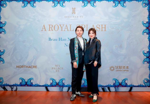 设计师Beau Han Xu与其合伙人众乐传媒创始人Kiki Zhang