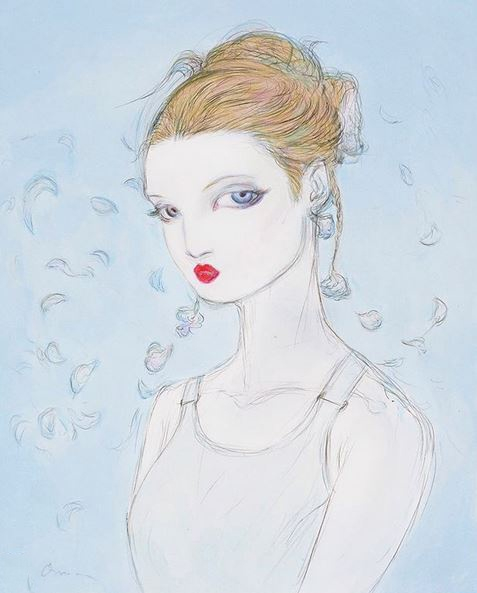 Yoshitaka Amano为vogue绘制插图