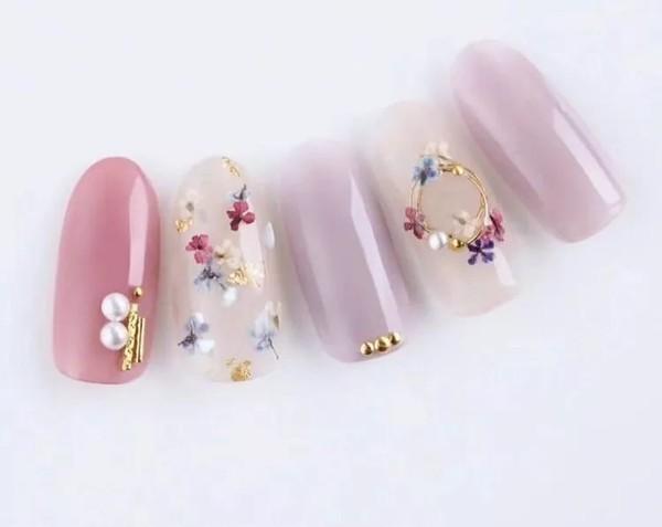 干花美甲
