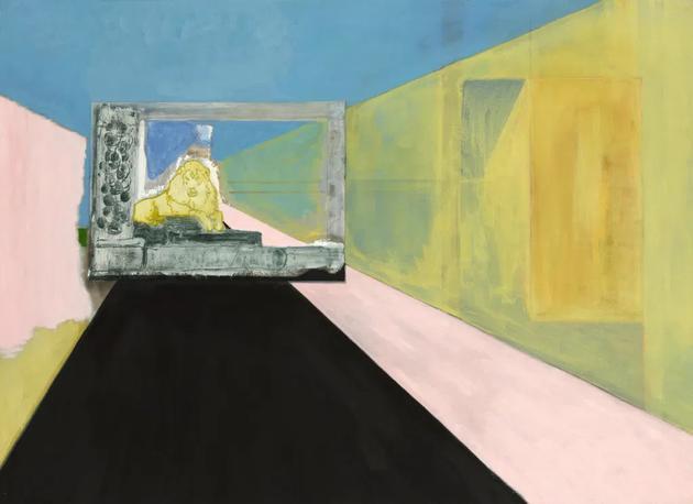 Peter Doig, “Lion in the Road” (2015)