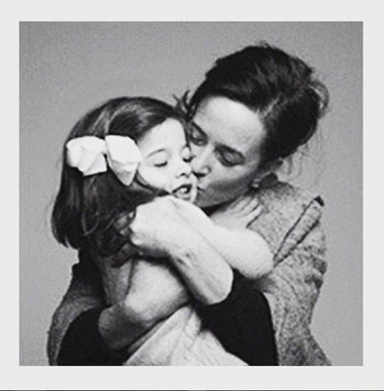 Kate Spade与女儿Frances