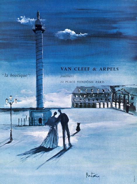 “la boutique”系列广告,1958年Van Cleef & Arpels梵克雅宝 馆藏档案