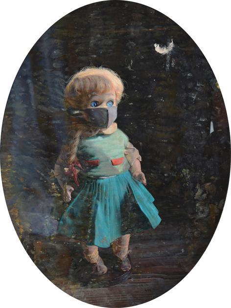 《翌》 40x30cm 布面油彩 2020年