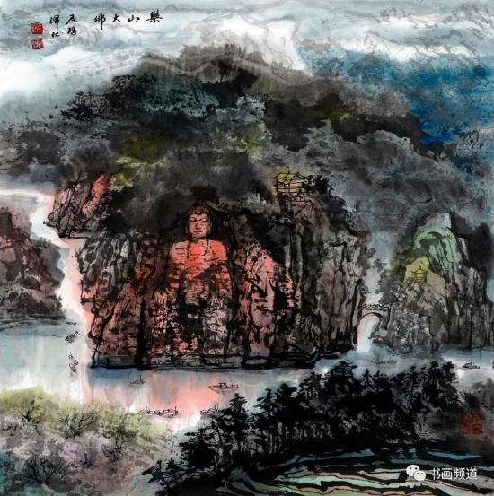 本次大拍参拍作品:尼玛泽仁《乐山大佛》